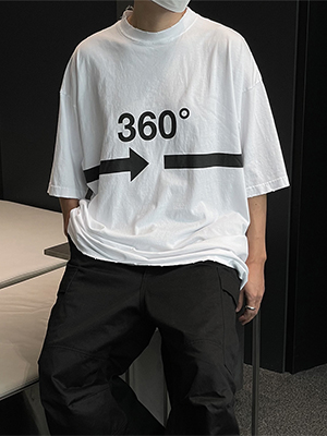 360 라지핏 티셔츠 ( VINTAGE WHITE )